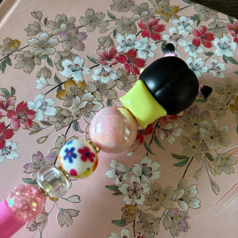 Disney Doorables: Monsters INC.: Boo sleepover handmade beaded pen